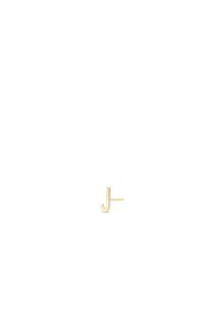W.KRUK - Kolczyk złoty literka J. Materiał: złote. Kolor: złoty. Wzór: aplikacja #1