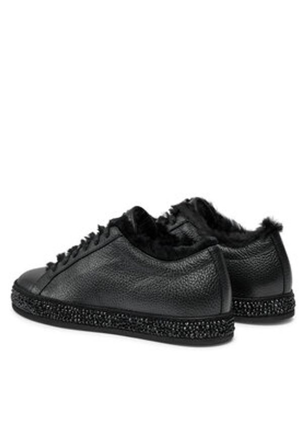 LE SILLA - Le Silla Sneakersy Andrea Fod 1633T020M1LLBUK933 Czarny. Kolor: czarny. Materiał: skóra