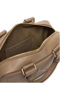 Calvin Klein Torebka Bold Ck Elongated Mini Tote LV04F3411G Beżowy. Kolor: beżowy. Materiał: skórzane #3