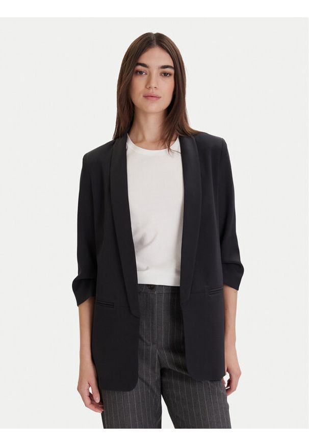 only - ONLY Marynarka Elly 15197451 Szary Regular Fit. Kolor: szary. Materiał: syntetyk