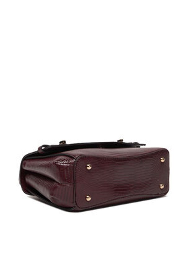 Guess Torebka Melinda HWKL99 33200 Bordowy. Kolor: czerwony. Materiał: skórzane