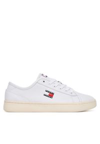 Tommy Jeans Tenisówki Tjw Lightweight Court EN0EN02875 Biały. Kolor: biały. Materiał: skóra