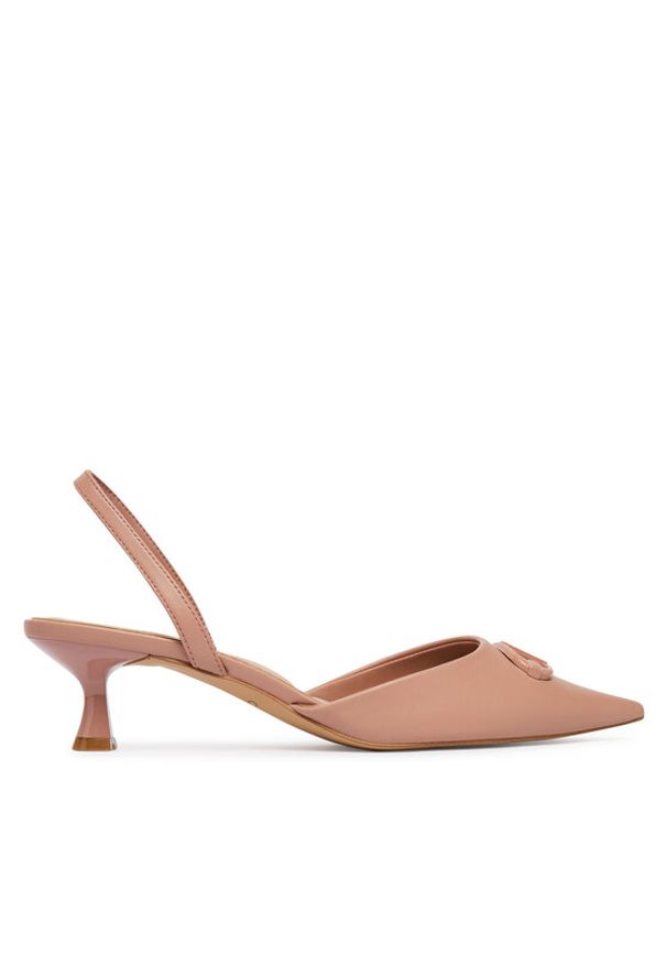 Aldo Sandały Delicate 13918886 Beżowy. Kolor: beżowy. Materiał: skóra