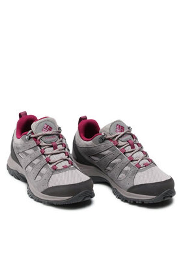 columbia - Columbia Trekkingi Redmond III Waterproof BL0169 Szary. Kolor: szary. Materiał: zamsz, skóra