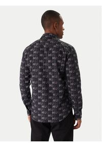 Hugo - HUGO Koszula Ermo 50555775 Czarny Casual Fit. Okazja: na co dzień. Kolor: czarny. Materiał: bawełna. Styl: casual #4