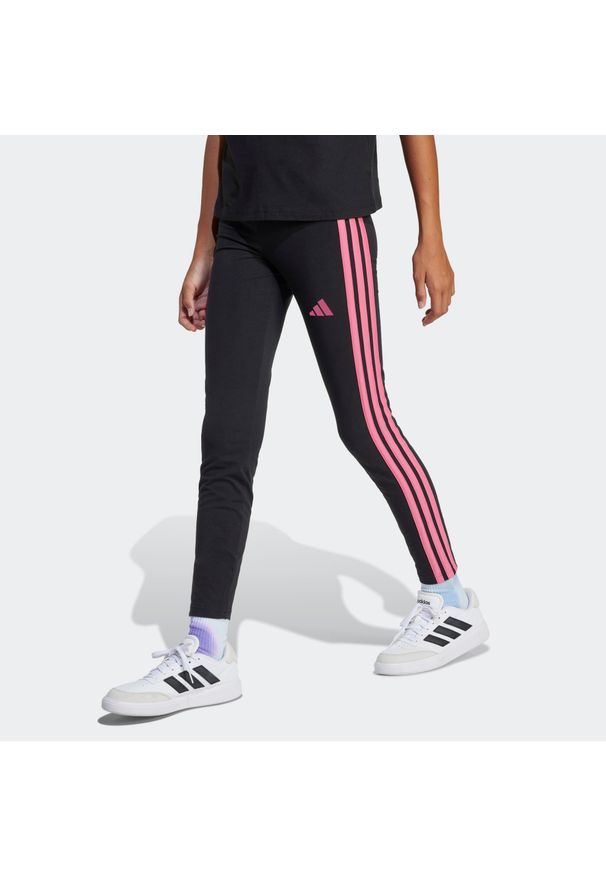 Adidas - Legginsy dziecięce ADIDAS. Okazja: na uczelnię. Materiał: materiał, bawełna. Styl: sportowy