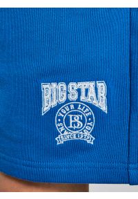Big-Star - Szorty chłopięce dresowe ciemnoniebieskie Baron 402. Okazja: na co dzień. Kolor: niebieski. Materiał: dresówka. Wzór: nadruk, aplikacja. Styl: sportowy, casual, młodzieżowy #6