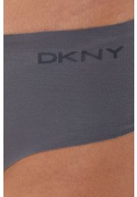 DKNY - Dkny Figi DK8253 kolor szary. Kolor: szary. Materiał: materiał, dzianina. Wzór: gładki #2