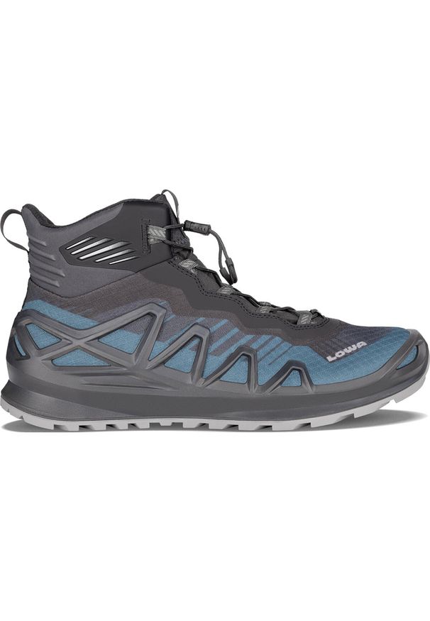Buty trekkingowe męskie Lowa Merger Mid Gtx. Kolor: szary. Materiał: materiał, syntetyk. Szerokość cholewki: normalna