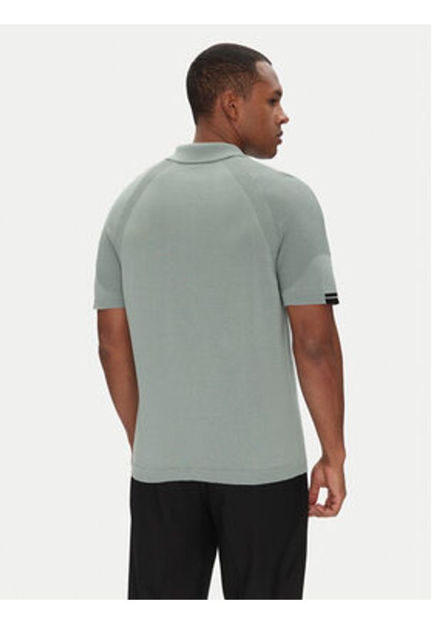BOSS Polo K_Perform-Max_Pl 50537146 Zielony Slim Fit. Typ kołnierza: polo. Kolor: zielony. Materiał: bawełna
