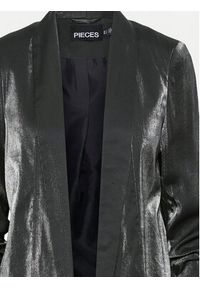 Pieces Marynarka Bosella 17153010 Czarny Regular Fit. Kolor: czarny. Materiał: wiskoza #6