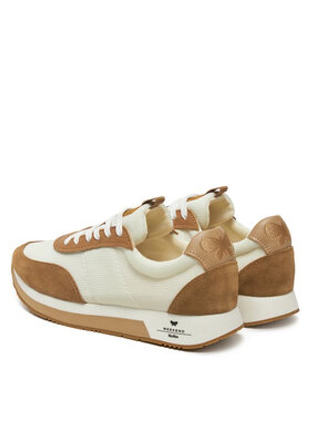 Weekend Max Mara Sneakersy 2515761074650 Brązowy. Kolor: brązowy. Materiał: skóra