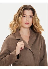 only - ONLY Płaszcz przejściowy Joline 15315660 Brązowy Regular Fit. Kolor: brązowy. Materiał: syntetyk #3