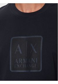 Armani Exchange T-Shirt 6DZTHB ZJ9JZ 1510 Granatowy Regular Fit. Kolor: niebieski. Materiał: bawełna