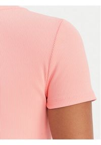 Fracomina T-Shirt FP26ST3001J42701 Koralowy Slim Fit. Kolor: pomarańczowy. Materiał: syntetyk #2