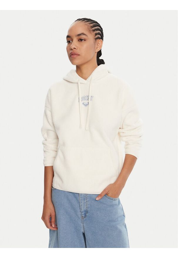 Roxy Polar Cool Calling ERJPF03221 Biały Regular Fit. Kolor: biały. Materiał: syntetyk