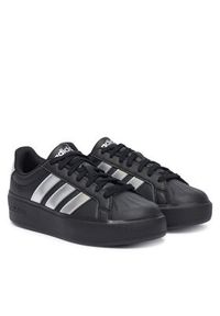 Adidas - adidas Sneakersy Streettalk Bold Shoes Junior KI1795 Czarny. Kolor: czarny. Materiał: skóra #6