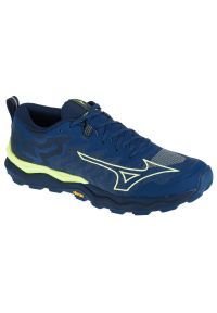 Buty Mizuno Wave Daichi 8 M J1GJ247102 niebieskie. Kolor: niebieski. Szerokość cholewki: normalna. Model: Mizuno Wave #1