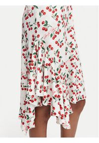 Guess Sukienka codzienna W6YKAV K6706 Kremowy Regular Fit. Okazja: na co dzień. Kolor: kremowy. Materiał: syntetyk. Typ sukienki: proste. Styl: casual #4