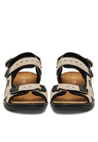 Rieker Sandały CEO-64582-60 Beżowy. Kolor: beżowy. Materiał: materiał #2