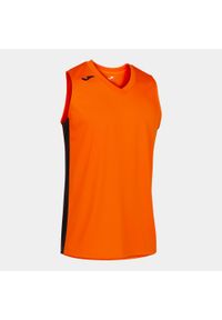 Koszulka do koszykówki męska Joma Cancha III. Kolor: wielokolorowy, czarny, pomarańczowy. Sport: koszykówka #1