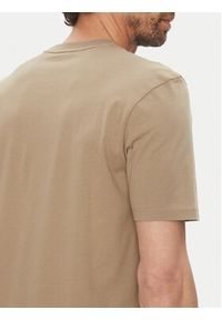 Hugo - HUGO T-Shirt Dulivio 50467556 Beżowy Regular Fit. Kolor: beżowy. Materiał: bawełna