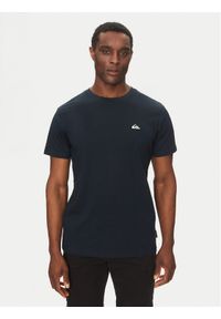 Quiksilver T-Shirt EQYZT07711 Granatowy Regular Fit. Kolor: niebieski. Materiał: bawełna