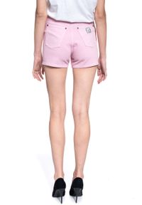 Wrangler - DAMSKIE SZORTY WRANGLER SHORT W22DW1P10. Kolor: różowy #8