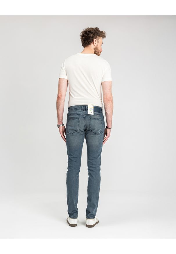 Męskie Spodnie Jeansowe Tom Tailor TTJOSH REGULAR mid stone blue grey denim 1048363 10162
