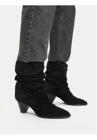 Badura Botki EO-APRIL-25FW218 Czarny. Kolor: czarny. Materiał: zamsz, skóra #5