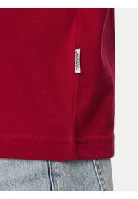 Beverly Hills Polo Club T-Shirt P-SS26M-TS41740 Bordowy Regular Fit. Typ kołnierza: polo. Kolor: czerwony. Materiał: bawełna #3