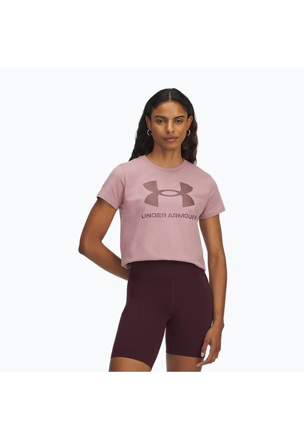 Koszulka Under Armour Rival Logo. Kolor: różowy. Sport: fitness