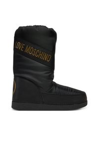 Love Moschino - Śniegowce LOVE MOSCHINO. Kolor: czarny