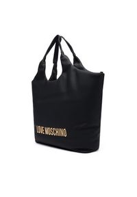 Love Moschino - LOVE MOSCHINO Torebka JC4396PP0NKD000A Czarny. Kolor: czarny. Materiał: skórzane