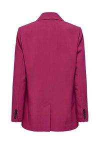 only - ONLY Marynarka Casey 15338768 Różowy Regular Fit. Kolor: różowy. Materiał: syntetyk