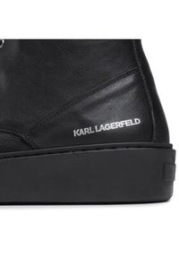 Karl Lagerfeld - KARL LAGERFELD Trzewiki KL53350 Czarny. Kolor: czarny. Materiał: skóra