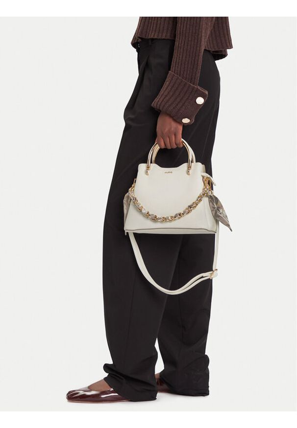 Aldo Torebka Arrayan 14143680 Biały. Kolor: biały. Materiał: skórzane