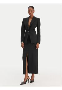 Patrizia Pepe Spódnica midi 8G0515/A498-K103 Czarny Regular Fit. Kolor: czarny. Materiał: syntetyk #3