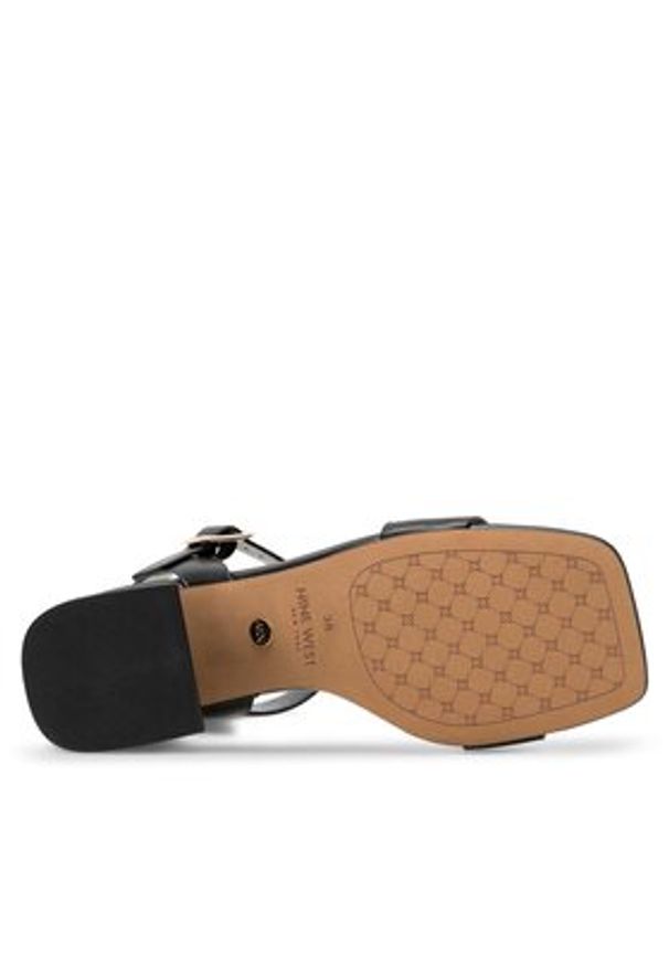 Nine West Sandały 123AL0553 Czarny. Kolor: czarny. Materiał: syntetyk