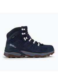 Buty trekkingowe damskie Jack Wolfskin Refugio Texapore Mid. Kolor: niebieski, wielokolorowy, czarny