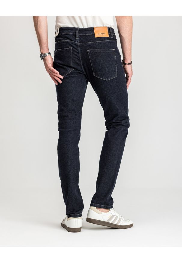 MARCUS - Męskie Spodnie Jeansowe Marcus Felix 2162 Jeans Dark Miner 14-200245