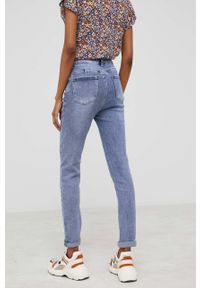 Answear Lab jeansy Push-Up damskie high waist. Stan: podwyższony. Kolor: niebieski. Styl: wakacyjny #4