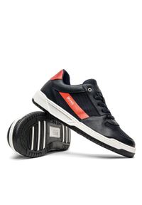 Boss Kidswear - Buty sneakersy dziecięce BOSS Kidswear J29269-849 Czarny. Okazja: na co dzień. Kolor: czarny