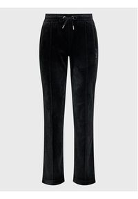 Juicy Couture Spodnie dresowe Tina JCAPW045 Czarny Regular Fit. Kolor: czarny. Materiał: dresówka, syntetyk #2