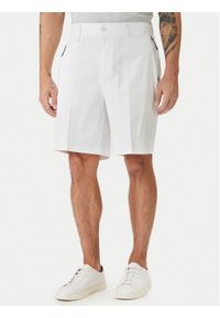 BOSS Szorty materiałowe Spirit70 50559983 Biały Relaxed Fit. Kolor: biały. Materiał: syntetyk #1
