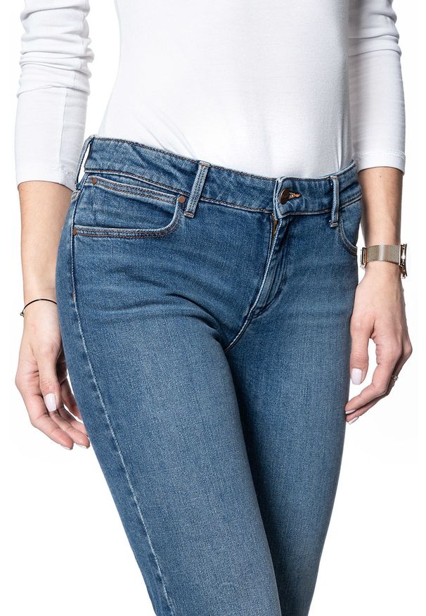 Wrangler - WRANGLER STRAIGHT DAMSKIE SPODNIE JEANSOWE JEANSY DŻINSY 112128502