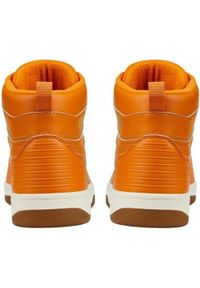 Puma - Męskie Skórzane Buty Treningowe Rebound Rugged. Kolor: pomarańczowy, wielokolorowy, żółty. Materiał: skóra. Sport: turystyka piesza