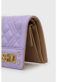 Love Moschino portfel damski kolor fioletowy. Kolor: fioletowy #4