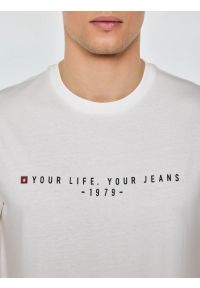 Big-Star - Koszulka męska z nadrukiem biała Oliver 100. Kolor: biały. Materiał: materiał, bawełna. Wzór: nadruk. Styl: klasyczny #6