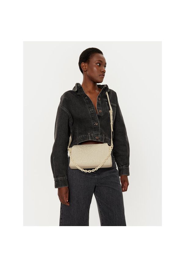 Tous - Torebka TOUS. Kolor: beżowy